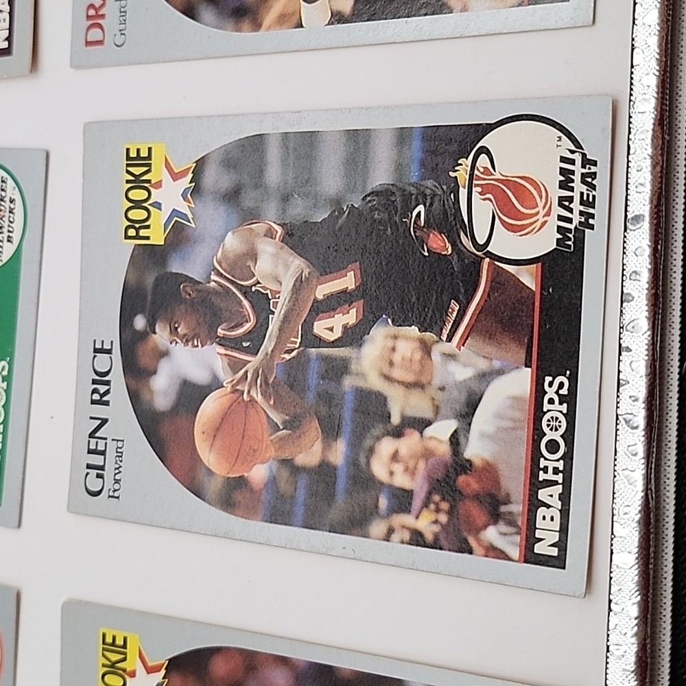 1990 NBA Hoops Rookie Cards 9 Count - Picture 10 of 16